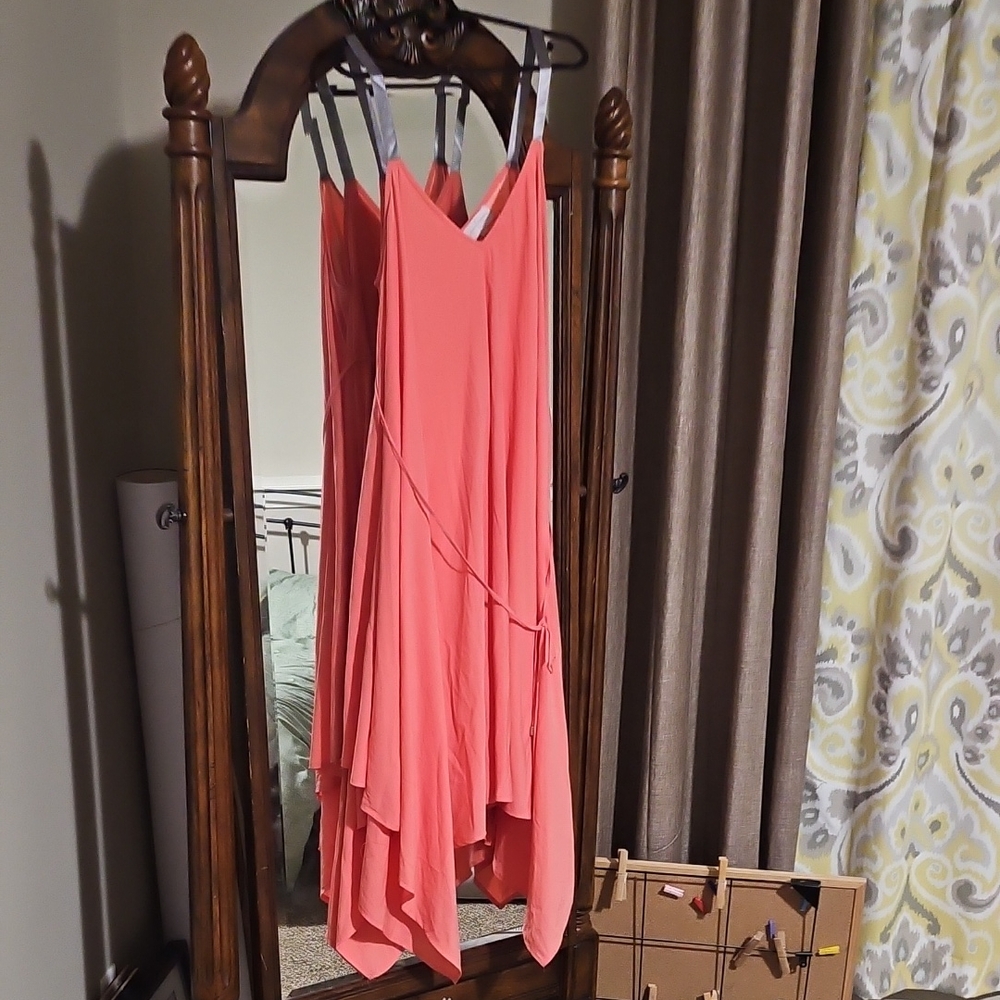 Jessica Simpson Maternity Coral Dress